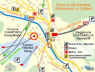 Posizione a Selva di Val Gardena